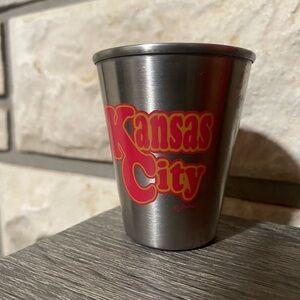 Kansas City stainless steel shot glass